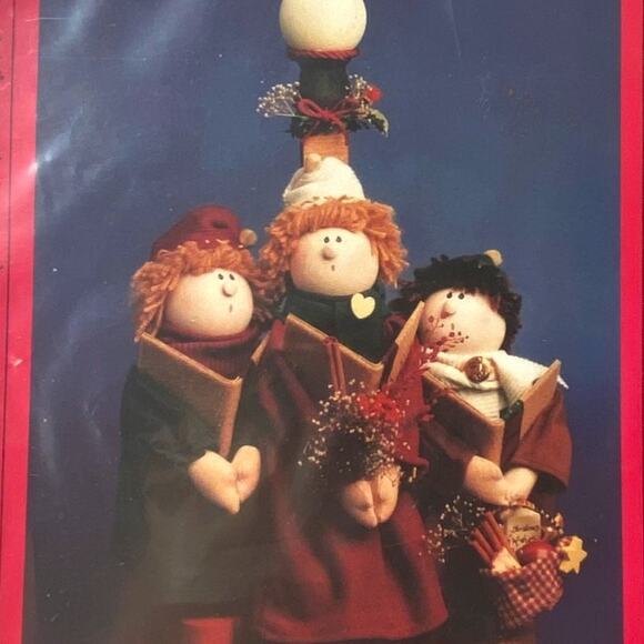Vtg Cranberry Junction 9510 Classic Carolers On A Snowy Eve Pattern Holiday - Picture 1 of 5